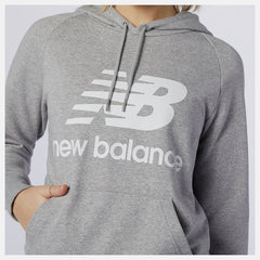 Athletic Grey NB Essentials Pullover Hoodie | New Balance Clothing