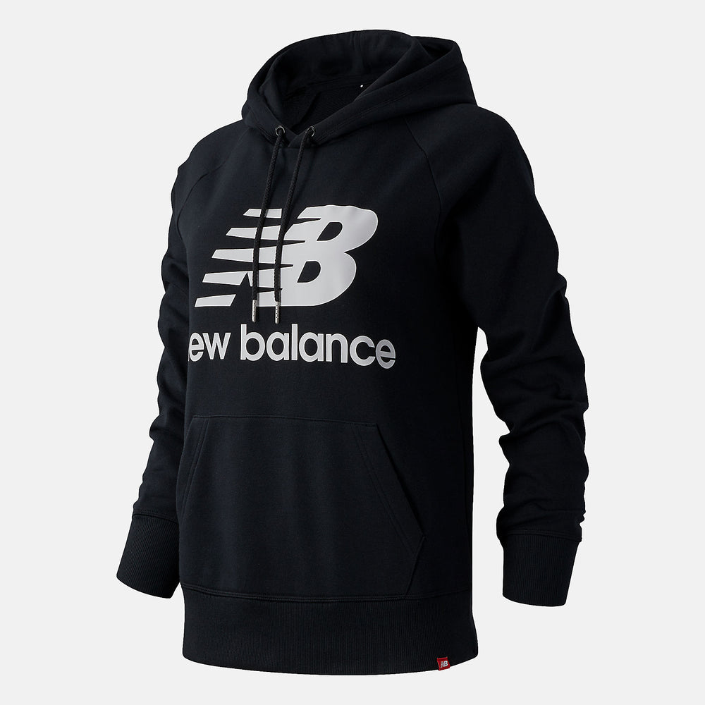 Black NB Essentials Pullover Hoodie | New Balance Clothing