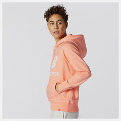 Pink NB Essentials Pullover Hoodie | New Balance Clothing