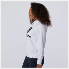 White/Black NB Essentials Pullover Hoodie | New Balance Clothing