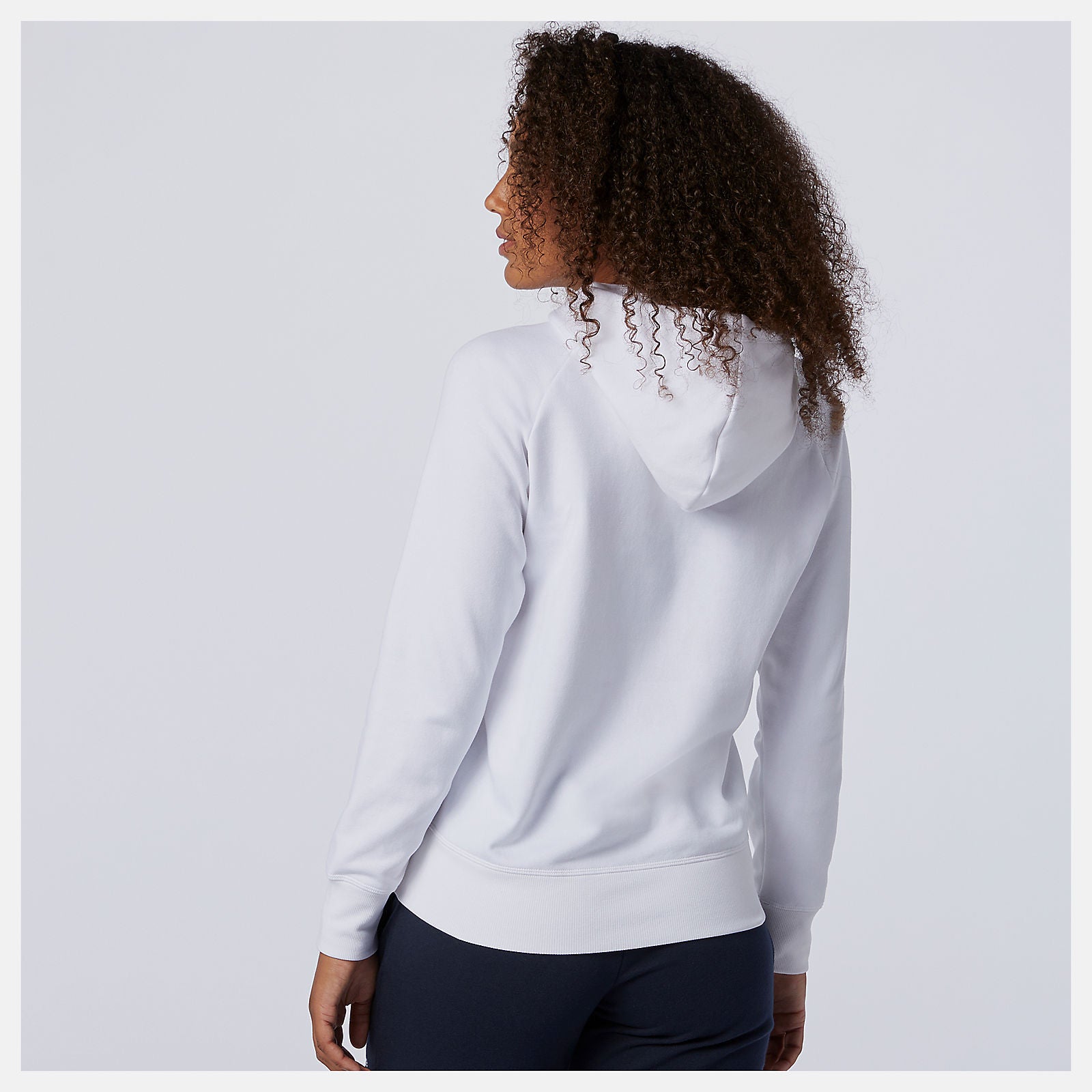 White/Black NB Essentials Pullover Hoodie | New Balance Clothing