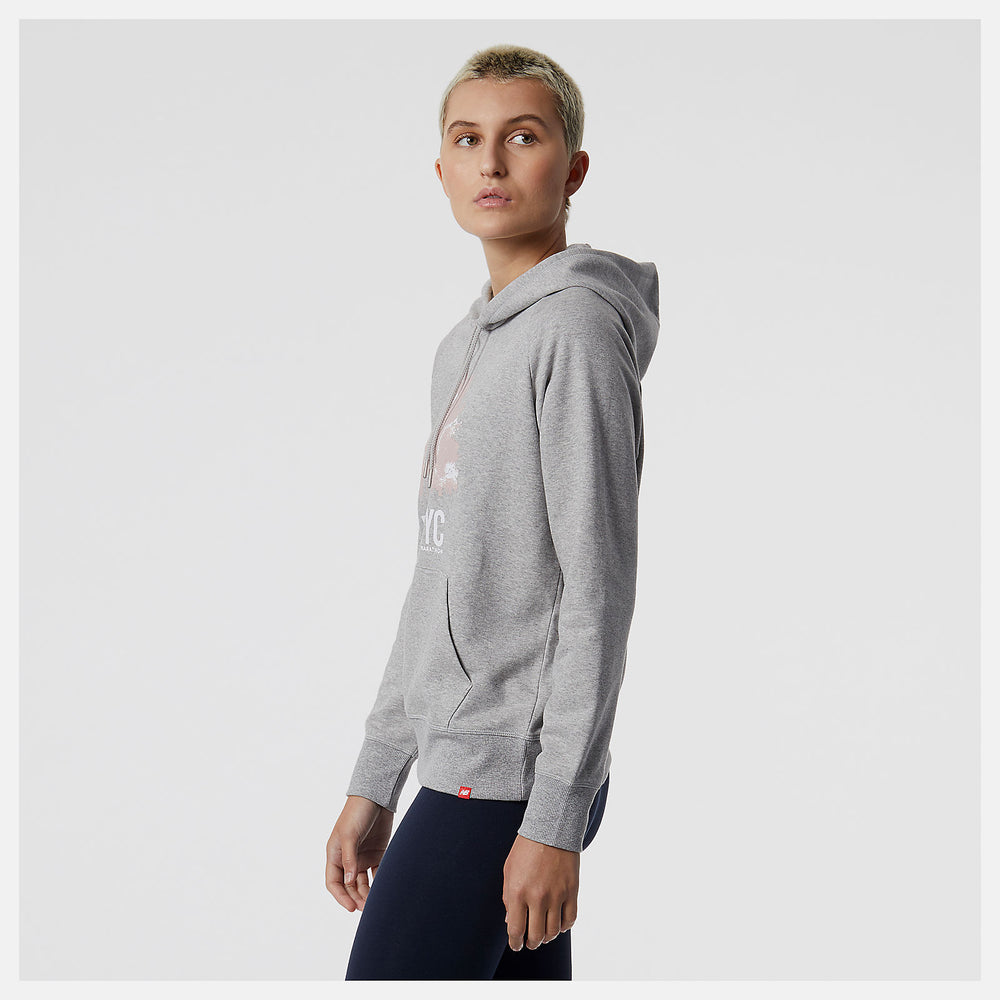Athletic Grey NYC Marathon Essentials Pullover Hoodie | New Balance Clothing