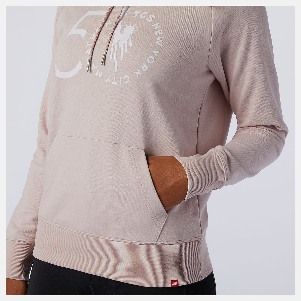 Saturn Pink NYC Marathon Essentials Pullover Hoodie | New Balance Clothing