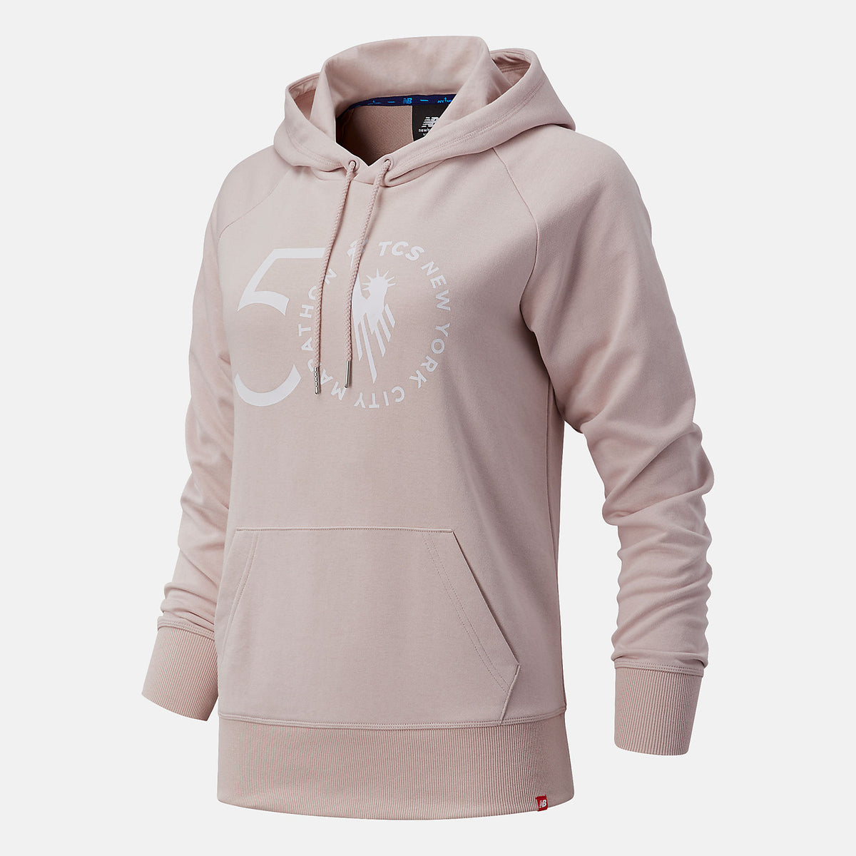 Saturn Pink NYC Marathon Essentials Pullover Hoodie | New Balance Clothing