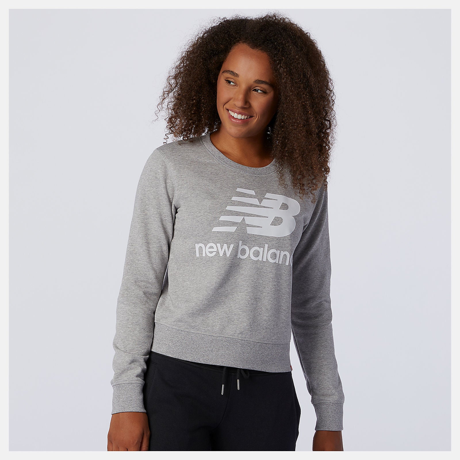 Athletic Grey Essentials Crew | New Balance Clothing