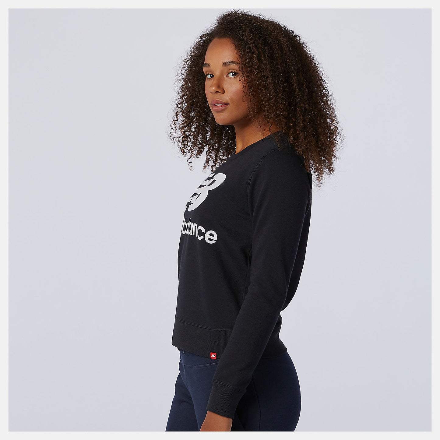 Black Essentials Crew | New Balance Clothing