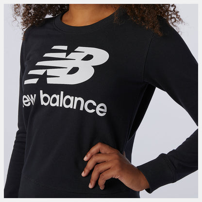 Black Essentials Crew | New Balance Clothing