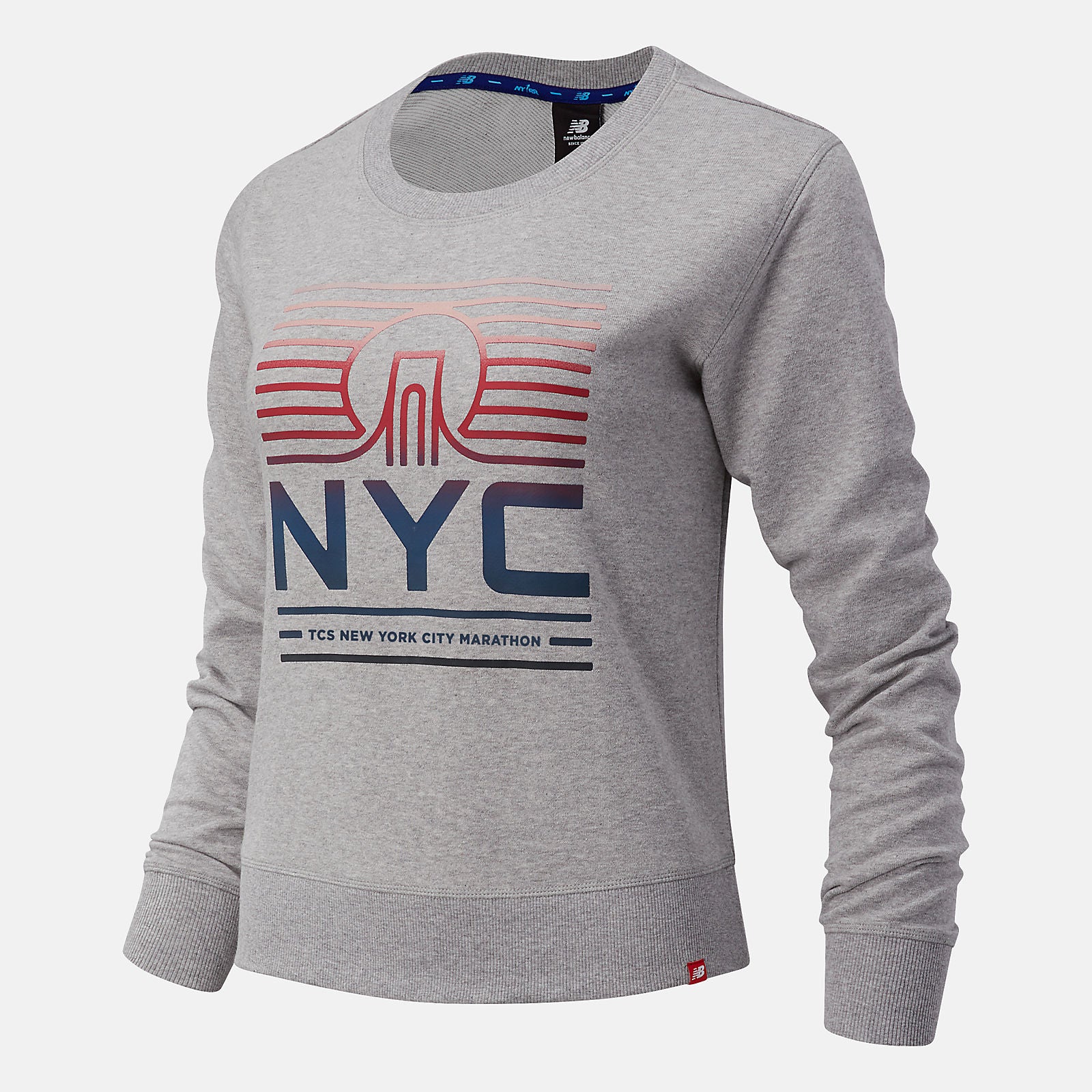 Athletic Grey NYC Marathon Essentials Crew | New Balance Clothing