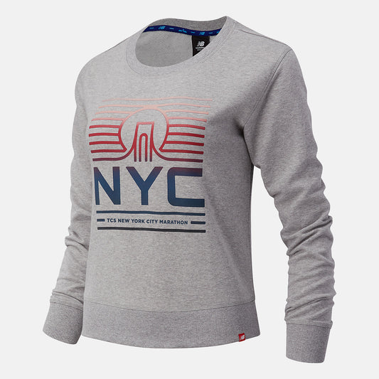 Athletic Grey NYC Marathon Essentials Crew | New Balance Clothing
