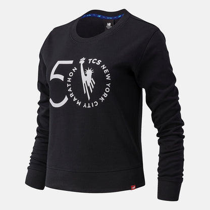 Black NYC Marathon Essentials Crew | New Balance Clothing