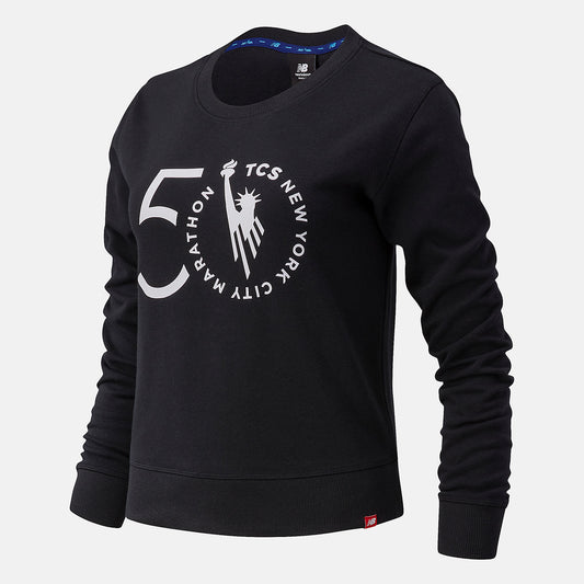Black NYC Marathon Essentials Crew | New Balance Clothing