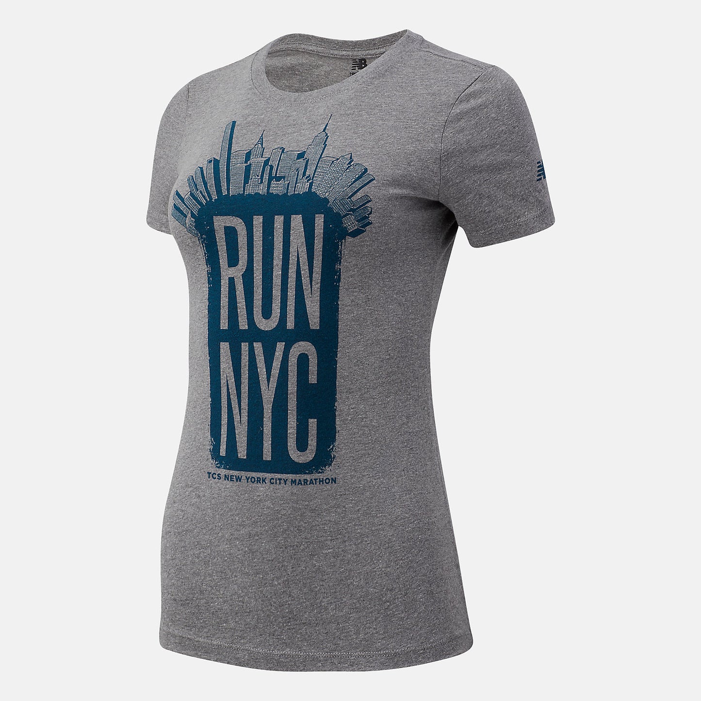 Athletic Grey NYC Marathon Run 26.2 Park Short Sleeve | New Balance Clothing