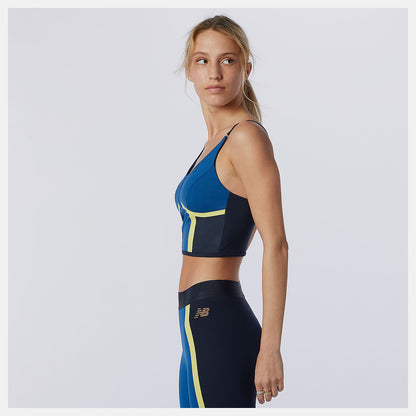 Captain Blue Determination NBSleek Crop Top | New Balance Clothing