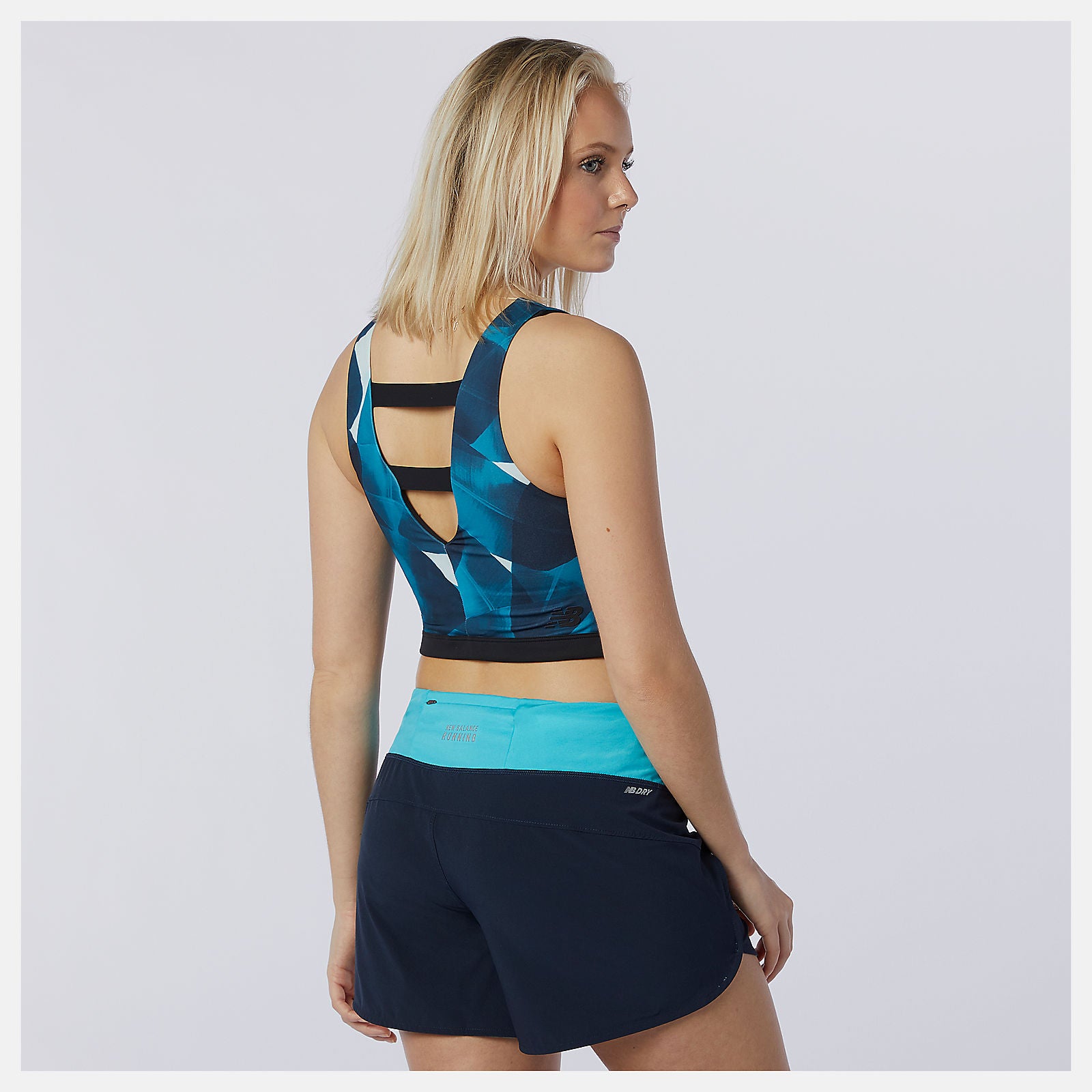 Deep Sky Transform NBSleek Printed Crop Top | New Balance Clothing