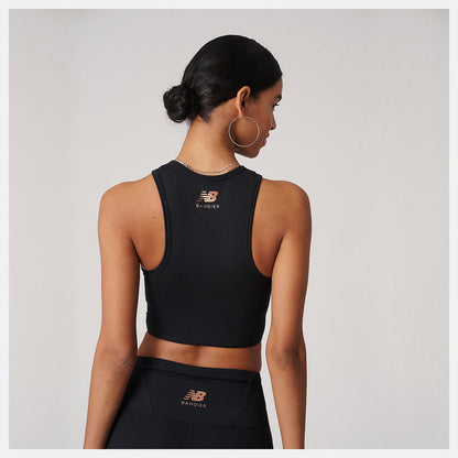 Black Bandier Corset Tank | New Balance Clothing