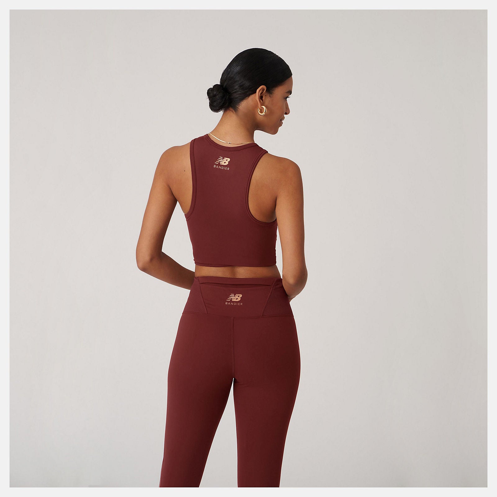 Deep Mauve Bandier Corset Tank | New Balance Clothing