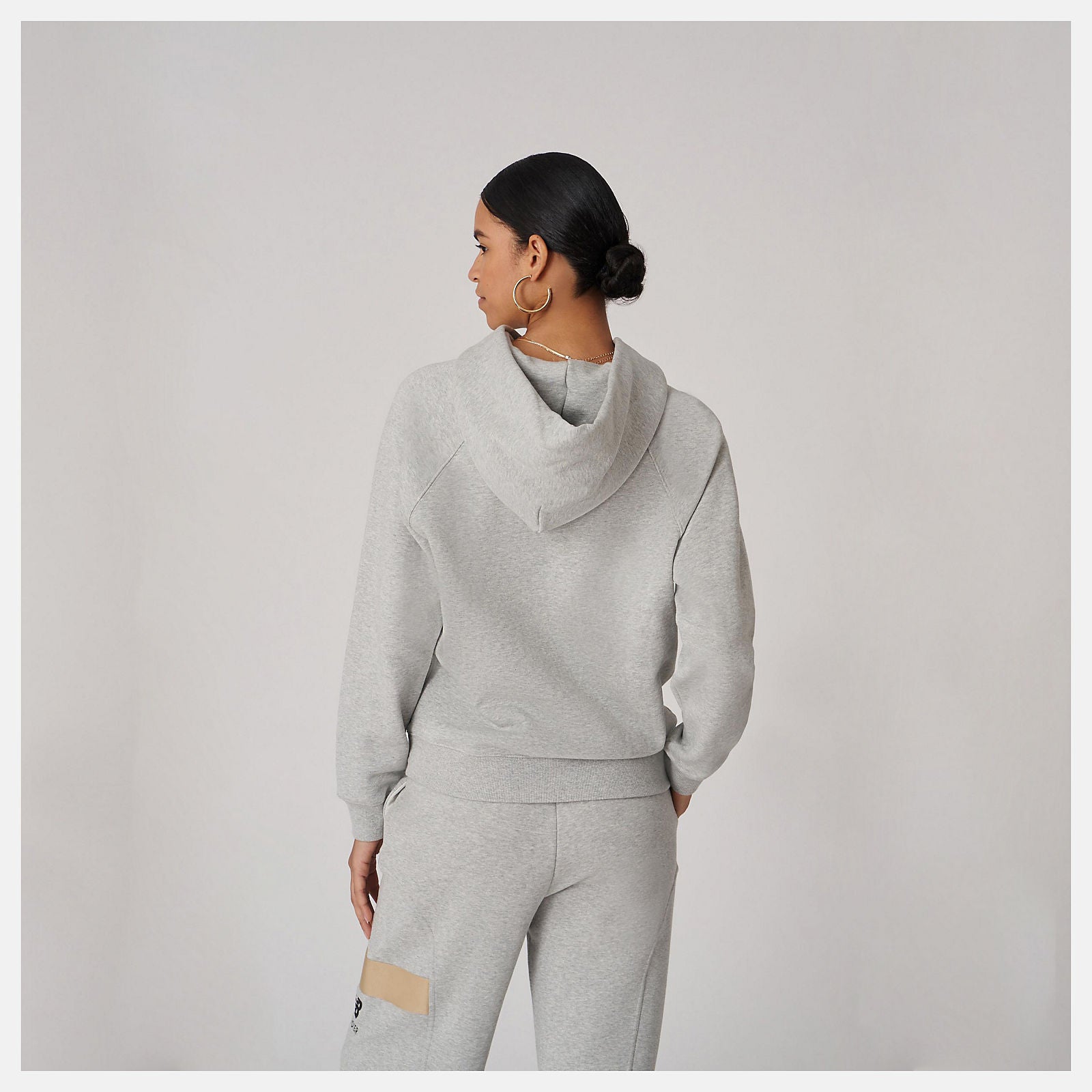 Athletic Grey Bandier Fleece Hoodie | New Balance Clothing