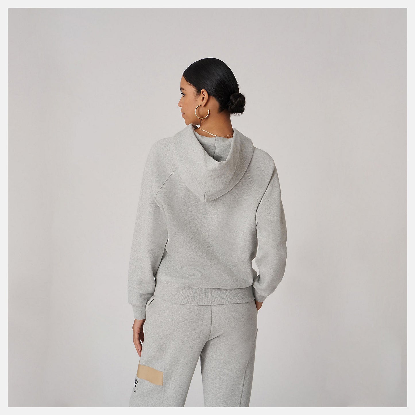 Athletic Grey Bandier Fleece Hoodie | New Balance Clothing
