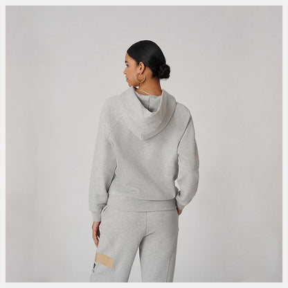 Athletic Grey Bandier Fleece Hoodie | New Balance Clothing