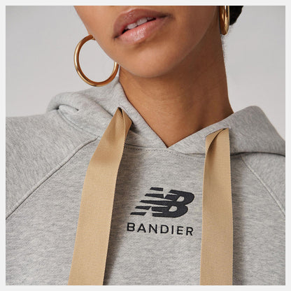 Athletic Grey Bandier Fleece Hoodie | New Balance Clothing