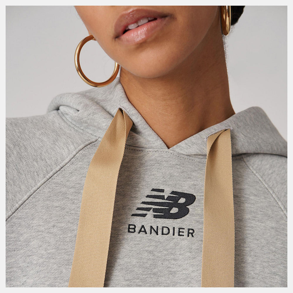 Athletic Grey Bandier Fleece Hoodie | New Balance Clothing