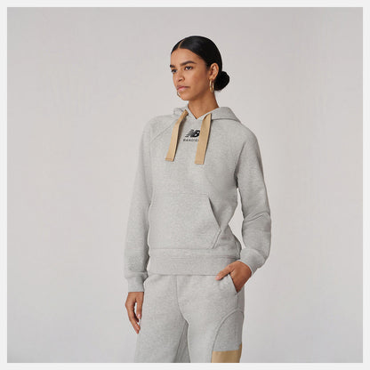 Athletic Grey Bandier Fleece Hoodie | New Balance Clothing