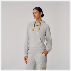 Athletic Grey Bandier Fleece Hoodie | New Balance Clothing
