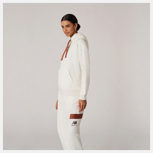 Sea Salt Bandier Fleece Hoodie | New Balance Clothing