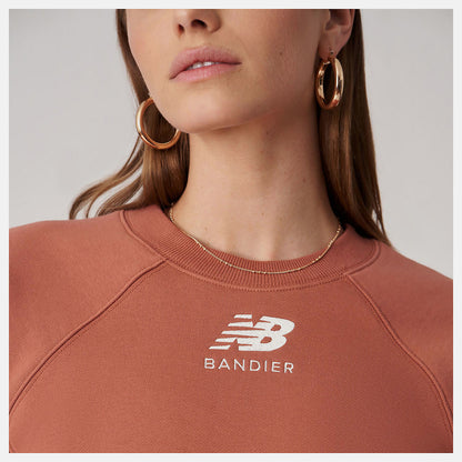Terra Cotta Bandier Fleece Crew | New Balance Clothing