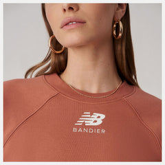 Terra Cotta Bandier Fleece Crew | New Balance Clothing