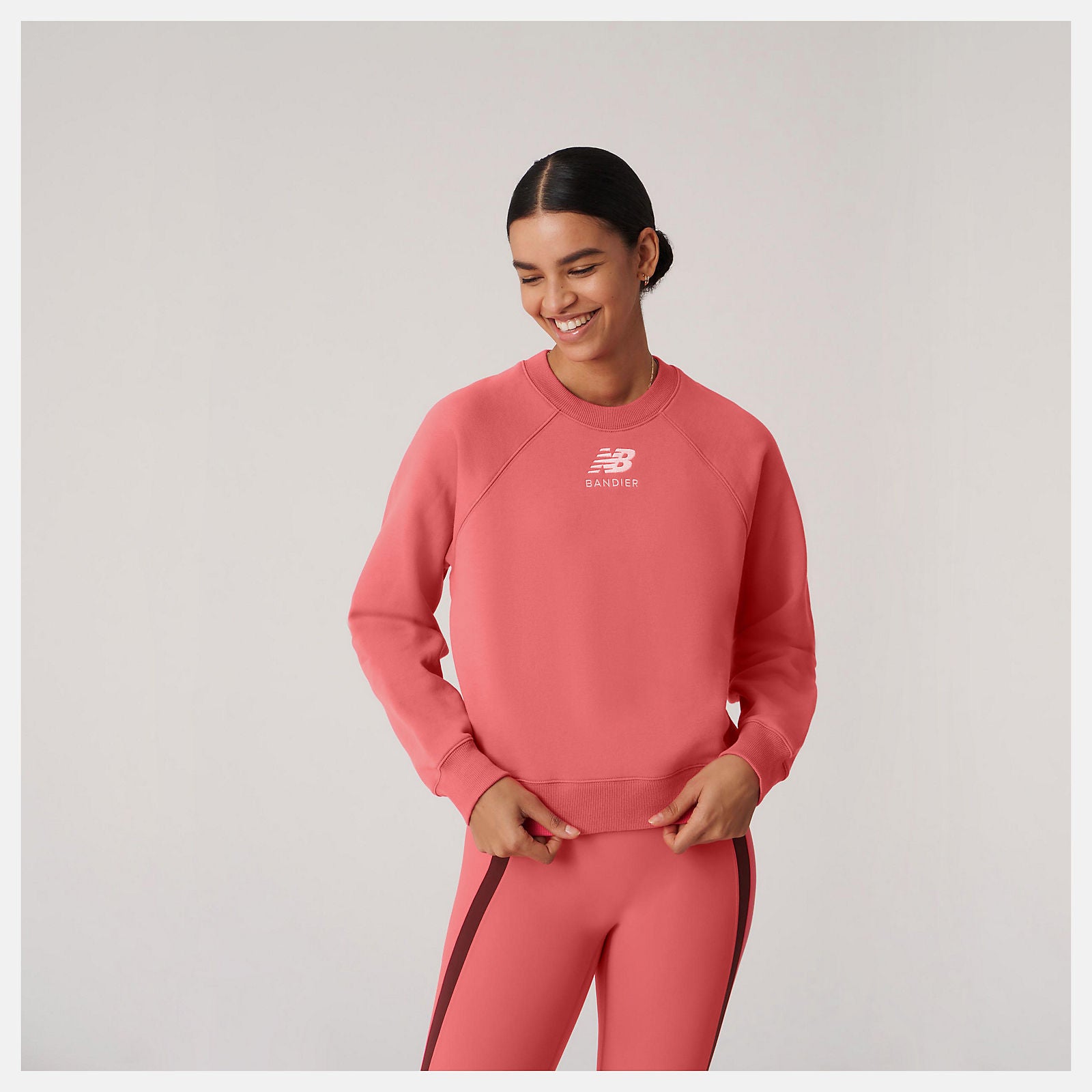 Watermelon Bandier Fleece Crew | New Balance Clothing