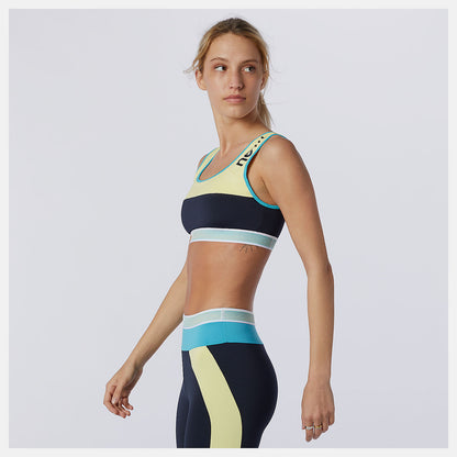 Lemon Achiever Remix Crop Top | New Balance Clothing