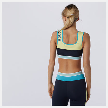 Lemon Achiever Remix Crop Top | New Balance Clothing