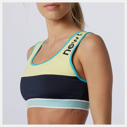 Lemon Achiever Remix Crop Top | New Balance Clothing