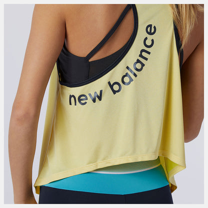 Lemon Haze Achiever Mesh Tank | New Balance Clothing