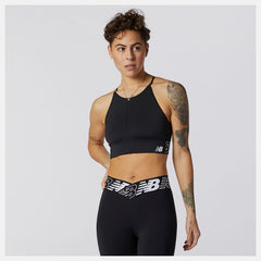 Black Relentless Crop Top | New Balance Clothing