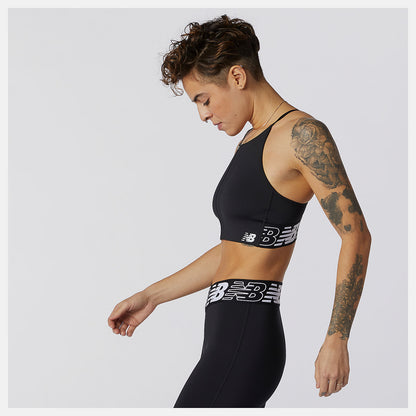 Black Relentless Crop Top | New Balance Clothing