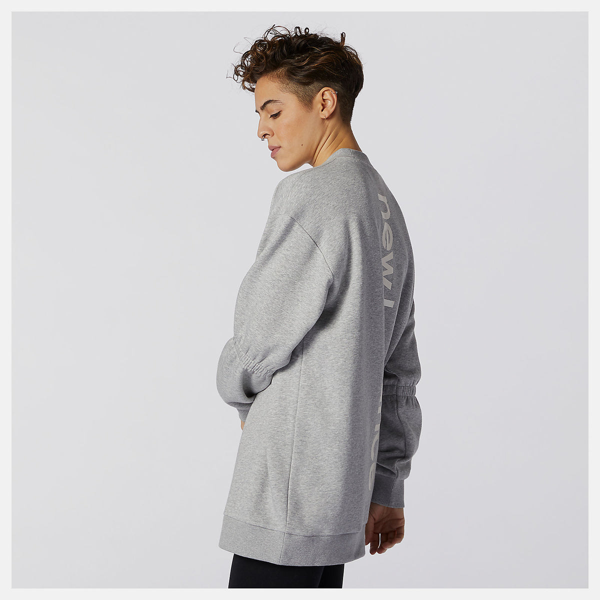 Athletic Grey Achiever Crew Sweatshirt | New Balance Clothing