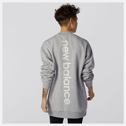 Athletic Grey Achiever Crew Sweatshirt | New Balance Clothing