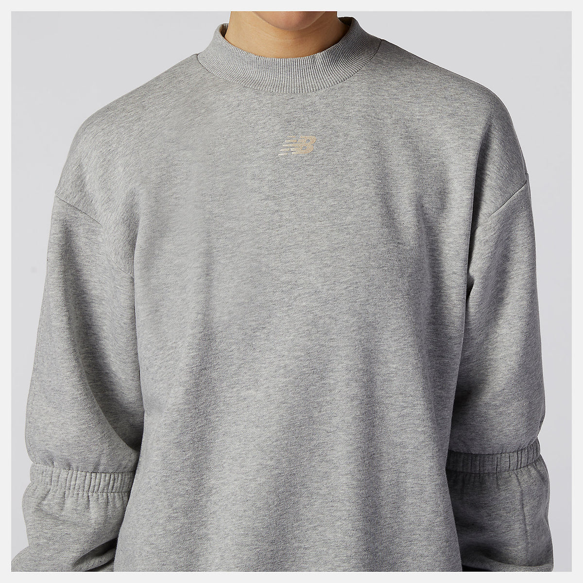 Athletic Grey Achiever Crew Sweatshirt | New Balance Clothing