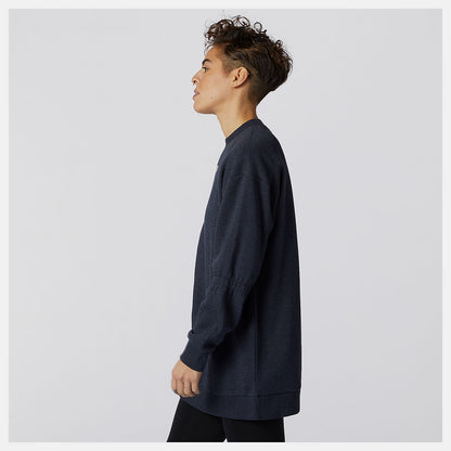 Eclipse Heather Achiever Crew Sweatshirt | New Balance Clothing