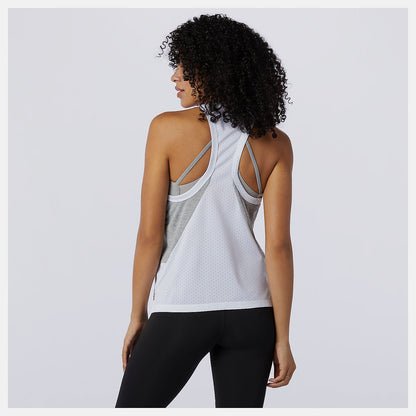 Athletic Grey Impact Run Hybrid Tank | New Balance Clothing