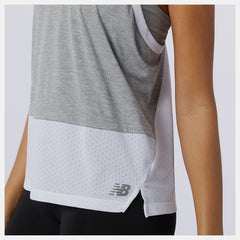 Athletic Grey Impact Run Hybrid Tank | New Balance Clothing