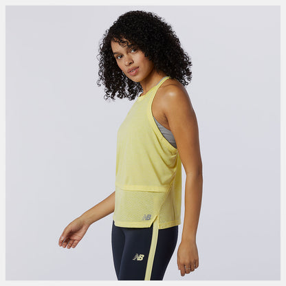 Yellow Impact Run Hybrid Tank | New Balance Clothing