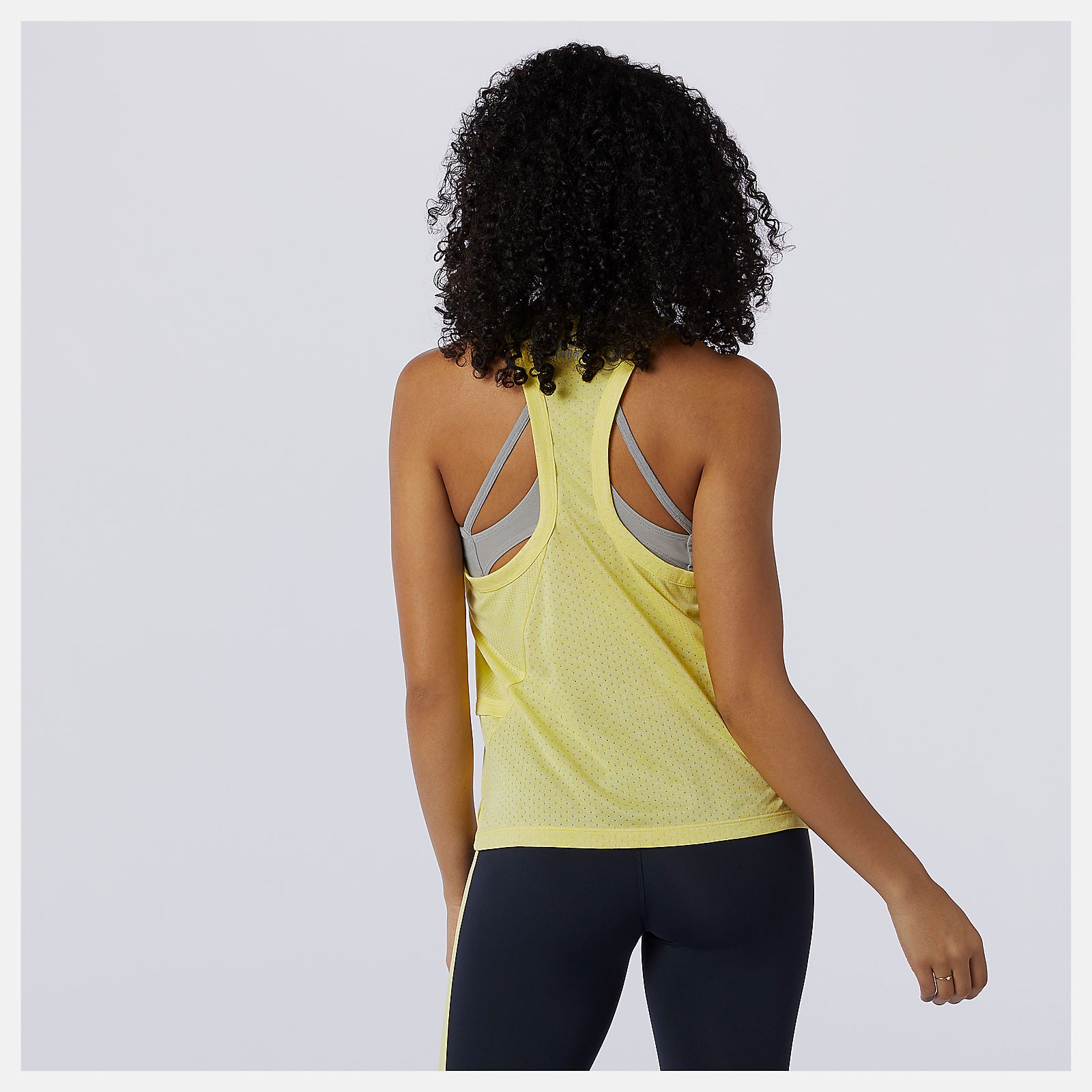 Yellow Impact Run Hybrid Tank | New Balance Clothing