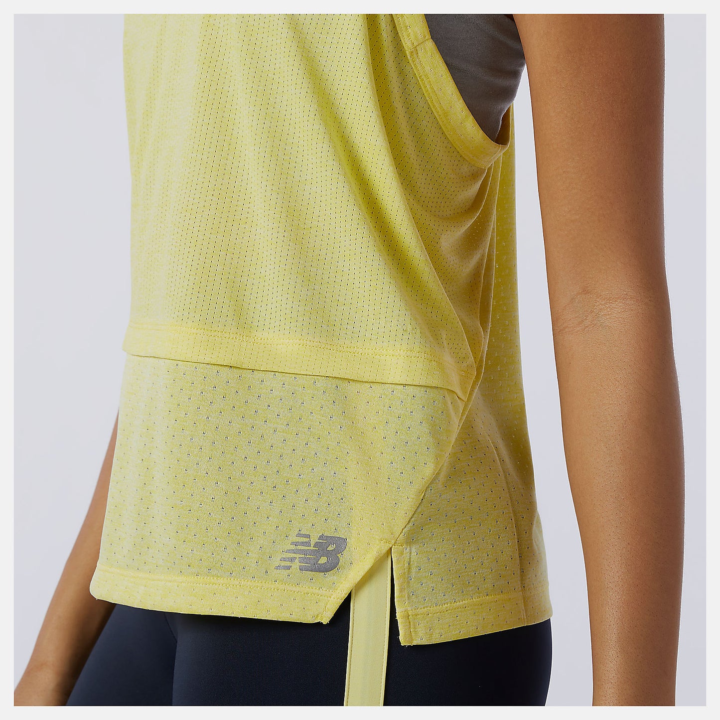 Yellow Impact Run Hybrid Tank | New Balance Clothing