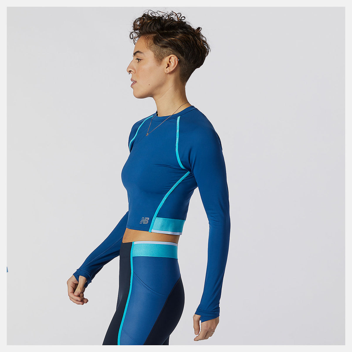 Captain Blue Q Speed Fuel Long Sleeve | New Balance Clothing