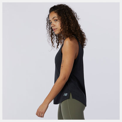 Black Q Speed Fuel Jacquard Tank | New Balance Clothing
