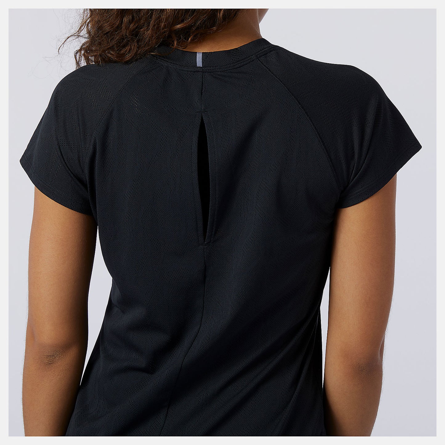 Black Q Speed Fuel Jacquard Short Sleeve | New Balance Clothing