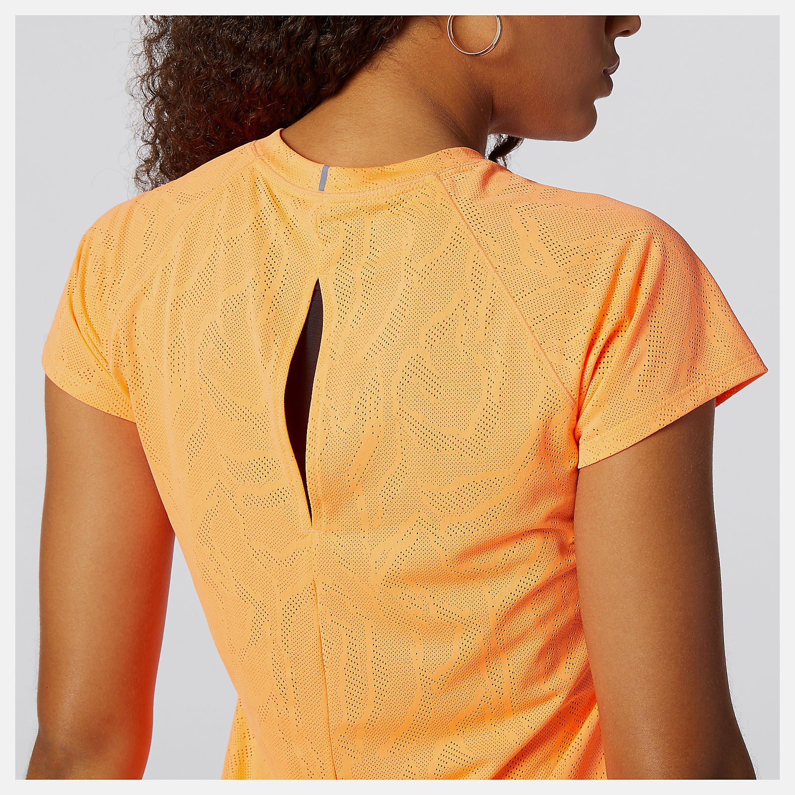 Citrus Punch Q Speed Fuel Jacquard Short Sleeve | New Balance Clothing